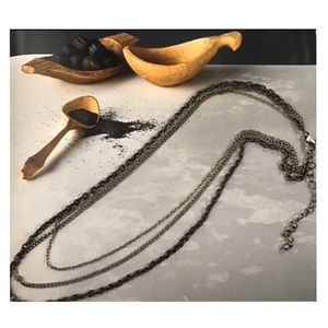 Triple strand necklace